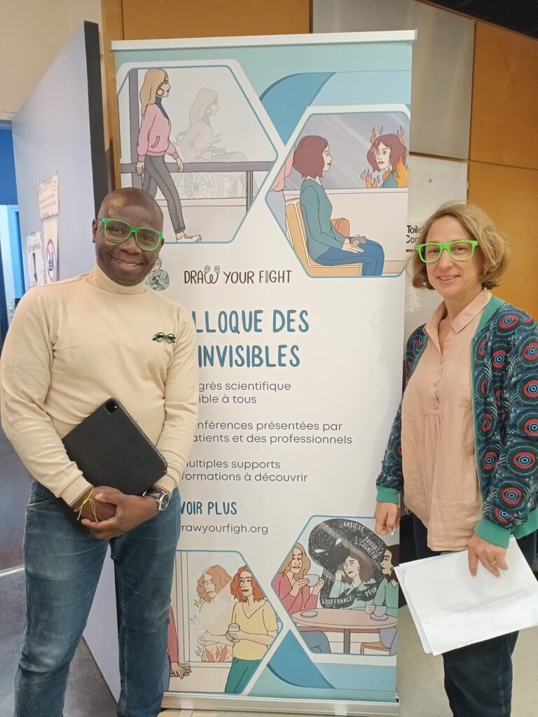 Le colloque des maux invisibles, Professeur Camille Vatier, Draw Your Fight, Vertigo Com Handicap