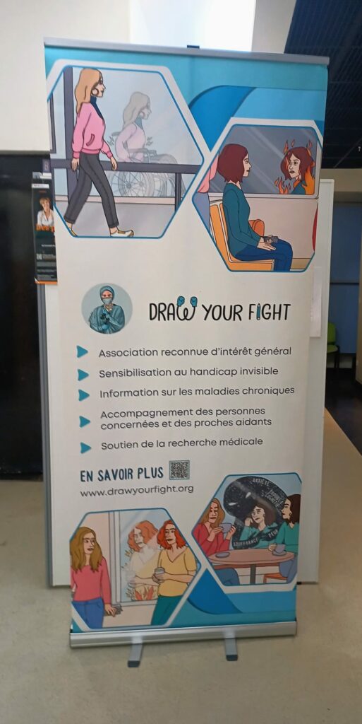 Le colloque des maux invisibles, Professeur Camille Vatier, Draw Your Fight, Vertigo Com Handicap