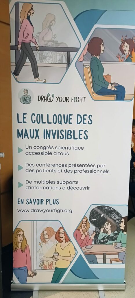 Le colloque des maux invisibles, Professeur Camille Vatier, Draw Your Fight, Vertigo Com Handicap